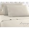 Ivory 1000 Thread Count Cotton Sheet Set Sateen Weave Deep Pocket Fitted Sheets Included